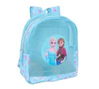 Safta | Mochila Antiarena Infantil Frozen para Playa y Piscina, Mochila de Playa con Rejilla Anti-Arena, 32x12x38 cm 13,15 L, Gran Capacidad, Hombreras Acolchadas y Doble Cremallera