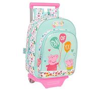 Safta-Mochila con Carro Peppa Pig Cosy Corner 26X34X11Cm, Multicolor (612290020)