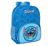 Mochila Escolar STITCH, Grande 42 cm. Adaptable