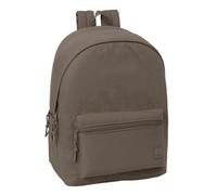 Safta | Mochila Escolar Basic Vison para Portátil 15,6″ con USB, Doble Compartimento Gran Capacidad, Bolsillo Antirrobo Trasero Acolchado, Medidas 31x18x44 cm