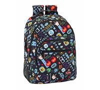 Safta Mochila Escolar Blackfit8 "Bit" Oficial 320x150x420mm