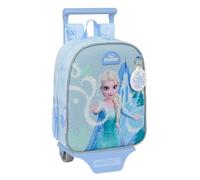 Safta | Mochila Escolar con Ruedas Disney Frozen, Carro Portamochilas Modelo 805 Incluido, Mochila Extraíble, 54 cm Alto Abierta, Sistema de Sujeción, Tarjeta Identificación, Medidas 22x10x27 cm