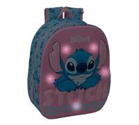 Safta Mochila escolar STITCH – Diseño 3D para niños, cómoda y resistente 27x10x33 cm