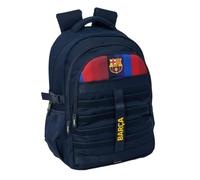 Safta | Mochila Escolar Cross Doble FC Barcelona 1ª Equipación 26/27, Compartimento para Portátil 15,6″ Acolchado, Espalda Ergonómica Antisudor, Niño y Niña, Medidas 34x15x46 cm