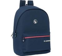 Safta | Mochila Escolar El Ganso Classic Doble para Portátil 15,6” con USB, Compartimento Antirrobo Acolchado para Tablet 11”, Espalda y Hombreras Ergonómicas, Base Acolchada, Medidas 31x18x44 cm