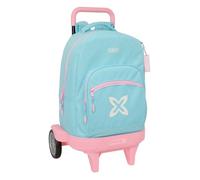 Safta - Mochila Escolar Grande con Ruedas Munich Sky Compact Evolution Extraíble, Carro 93 cm, Acolchada y Ergonómica, Portabotellas, Bandeja PVC, Ruedas Silenciosas, Mochila Niño, Medidas 33x22x45 cm