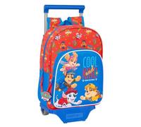 Safta | Mochila Escolar Grande con Ruedas Paw Patrol Cool, Compact Evolution Extraíble con Carro Incluido, 26x11x67 cm, Hombreras Ergonómicas Acolchadas, Mochila Niño, Medidas 26x11x34 cm