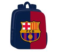 Safta | Mochila Escolar Guardería FC Barcelona 3D, Diseño Relieve Escudo FCB, Compartimento Principal con Cremallera, Asa de Mano Superior, Infantil Vuelta al Cole, Mochila Niño, Medidas 22x10x27 cm