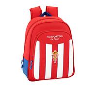 Safta Mochila Escolar Infantil Animada Real Sporting De Gijon Oficial 270x100x330mm