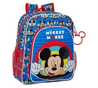 safta Mochila Escolar Junior de Mickey Mouse Me Time, 320x120x380mm