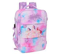 Safta | Mochila Escolar K-Pop Demon Hunters Artist para Portátil 15,6″, 3 Compartimentos con Organizador, USB, Zapatillero Inferior, Espalda y Hombreras Ergonómicas Acolchadas, Medidas 29x19x44 cm