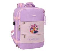 Safta | Mochila Escolar K-Pop Demon Hunters Iconic, Compartimento para Portátil 15,6″, 3 Compartimentos con Organizadores, Conector USB, Zapatillero Inferior, Portabotellas, Medidas 29x19x44 cm
