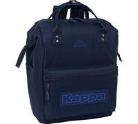Safta | Mochila Escolar Kappa Blue Night con Asas y Compartimento Acolchado para Portátil 13″, Espalda y Hombreras Ergonómicas, Bolsillo Interior y Frontal con Cremallera, Medidas 27x19x40 cm