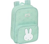 Safta - Mochila Escolar Miffy "Menta" 28x20 cm Impermeable, Diseño Ergonómico Ideal para Niños y Adultos - Mochila Niños y Adultos Miffy "Menta" Diseño Compacto y Versátil