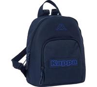 Safta | Mochila Escolar Mini Kappa Blue Night, Compacta y Ligera, Bolsillo Frontal Grande con Cremallera, Bolsillo Interior y Trasero, Doble Tirador, Hombreras Ajustables, Medidas 25x13x30 cm