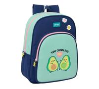 Safta | Mochila Escolar Mr. Wonderful Estrella Adaptable a Carro (Sin Carro), Hombreras Ergonómicas y Acolchadas, Bolsillo Frontal Gran Formato y Lateral Portabotellas, Infantil, Medidas 26x11x34 cm