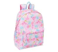 Safta - Mochila Escolar para Portátil 14,1″ Barbie Painterly, Compartimento Acolchado, Hombreras y Espalda Ergonómicas, Bolsillo Frontal con Cremallera, Portabotellas Lateral, Medidas 31x13x43 cm