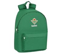 Safta | Mochila Escolar para Portátil 14,1″ Real Betis Balompié Reciclada, Compartimento Acolchado y Bolsillo para Tablet 10,6″, Espalda y Hombreras Ergonómicas, Mochila Niño, Medidas 31x16x41 cm