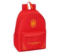 Safta | Mochila Escolar para Portátil 14,1″ Selección Española de Fútbol, Compartimento Acolchado, Espalda y Hombreras Ergonómicas, Bolsillo Portabotellas, Medidas 31x13x43 cm