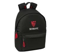 Safta | Mochila Escolar para Portátil 14,1″ Sevilla FC, Compartimento Acolchado y Bolsillo iPad 10,6″, Espalda y Hombreras Ergonómicas Acolchadas, Bolsillos con Cremallera, Medidas 31x16x41 cm