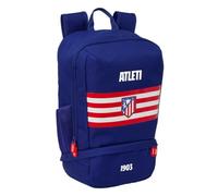 Safta | Mochila Escolar Zapatillero Atlético de Madrid, Compartimento Inferior con Cremallera para Zapatillas, Hombreras y Espalda Ergonómicas Acolchadas, Niño y Niña, Medidas 28x19x51 cm