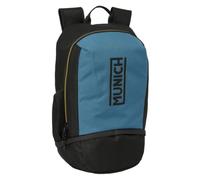 Safta | Mochila Escolar Zapatillero Munich con Compartimento Inferior para Zapatillas, Espalda y Hombreras Ergonómicas Acolchadas, Bolsillos Portabotellas, Mochila Niño, Medidas 28x19x51 cm