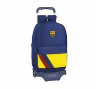 Mochila Escolar F.C. BARCELONA 2ª Equip. 2019/20, Grande 47 cm. Con Carro