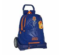 Safta Mochila Evolution con carro espalda ergonómica Valencia Basket 320x160x440mm