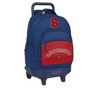 Safta- Mochila Gde. C/Ruedas Compact Ext.Simple University 33X45X22Cm, Multicolor, Small (642229918)
