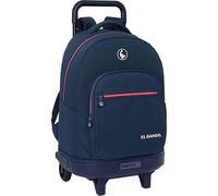 Safta | Mochila Grande con Ruedas El Ganso Classic Compact Evolution Extraíble, Mochila Escolar Juvenil Lavable, Gran Capacidad, Espalda Acolchada, Portabotellas, Base Reforzada, Medidas 33x22x45 cm