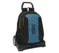 Safta - Mochila Grande con Ruedas Munich Compact Evolution Extraíble, Carro Portamochilas Incluido 85 cm Alto, 2 Compartimentos Grandes, Bolsillos Portabotellas, Mochila Niño, Medidas 32x16x44 cm