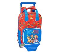 Safta | Mochila Grande con Ruedas Paw Patrol Cool Compact Evolution Extraíble, 54 cm Alto, Carro Incluido 805, Sistema Sujeción, Bolsillo Frontal Cremallera, Mochila Niño, Medidas 20x8x28 cm
