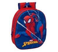 SAFTA MOCHILA GUARDERIA 3D SPIDER-MAN REDONDA 33X27 SPIDER-MAN 10x27x33 Cms.