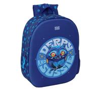 Safta | Mochila Infantil 3D K-Pop Demon Hunters 27x10x33 cm Vuelta al Cole | Tejido poliéster con costuras rematadas, infantil y primaria, para guardería, licencia oficial K-Pop Demon Hunters Derpy