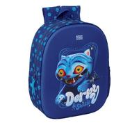 Safta | Mochila Infantil 3D Relieve K-Pop Demon Hunters 27x10x33 cm Colegio | Tejido poliéster con costuras rematadas, infantil y primaria, vuelta al cole, licencia oficial K-Pop Demon Hunters Derpy