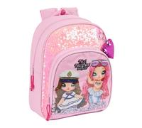 Safta, Mochila Infantil Adapt.Carro Nanana Sparkles 28X34X10Cm Unisex niños, Multicolor, Estándar