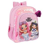 Safta-S4306378 Mochila Junior Adapt.Carro Nanana Sparkles 32X38X12Cm, Multicolor, Talla única (612264640)