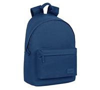 SAFTA - Mochila Juvenil para Portátil 14.1", Ideal para Jóvenes de Diferentes Edades, Cómoda y Versátil, Calidad y Resistencia, 31x16x41 cm, Color Azul marino