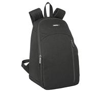 SAFTA - Mochila Nevera Waterproof, Nevera para Frío y Calor, Nevera Fácil de Transportar, Nevera Impermeable, Nevera para Excursión, 23x18x36 cm, Color Negro