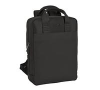 Safta, Mochila Para Portatil 13,3''+Usb Business Black 29X39X11Cm Unisex niños, Multicolor, Estándar