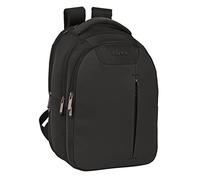 Safta, Mochila portátil 15,6'' Y 14,1''+Tab 9,7''+Usb Business Black 31X45X23Cm Unisex niños, Multicolor, Estándar
