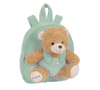 Safta - Mochila preescolar con osito - Fácil limpieza, cómoda y resistente - Turquesa 23x7.5x27 cm