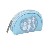 Safta | Monedero K-Pop Demon Hunters Secret, Organizador Escolar con 1 Compartimento y Cremallera, Formato Compacto para Monedas y Llaves, Medidas 9,5x3x7 cm