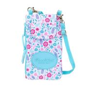 Safta | Monedero Portamóvil Blackfit8 Cool, Organizador Escolar Juvenil con Compartimento para Monedas y Cremallera, Funda para Teléfono hasta 6,9″, Cordón Ajustable para Colgar, Medidas 10x19 cm