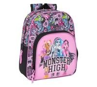 Safta Mochila infantil MONSTER HIGH DRAMA – Cómoda y versátil, calidad y resistencia, 28x10x34 cm