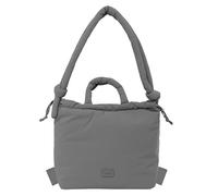 Safta MOOS CÁPSULA ACOLCHADO GREY - Bolso Mochila, Bolso de Mujer, Shopping Bag, Cómodo y Versátil, Calidad y Resistencia, 40x17x31 cm