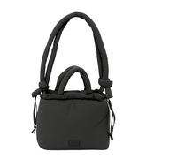 Safta MOOS CÁPSULA ACOLCHADO NEGRO - Bolso Acolchado, Bolso de Mujer, Shopping Bag, Cómodo y Versátil, Calidad y Resistencia, 24x11x24 cm