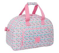 Safta Moos Flores - Bolsa de Deporte, Mochila, Ideal para Niños de Diferentes Edades, Cómoda y Versátil, Calidad y Resistencia, 48x21x33 cm, Color Multicolor