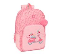 Safta MOOS PASSION - Mochila Escolar, Adaptable a Carro, Ideal para Niños de Diferentes Edades, Cómoda y Versátil, Calidad y Resistencia
