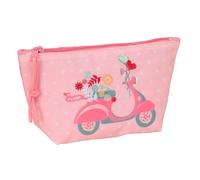 Safta Moos Passion - Neceser Escolar Infantil con Porta Maquillaje, Neceser, Ideal para Diferentes Edades, Cómodo y Versátil, Calidad y Resistencia, 23x8x12 cm
